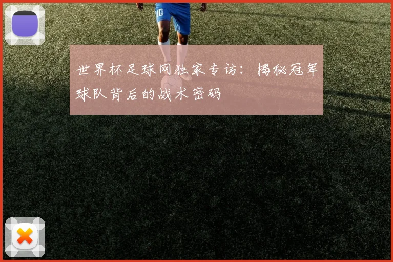 世界杯足球网独家专访：揭秘冠军球队背后的战术密码
